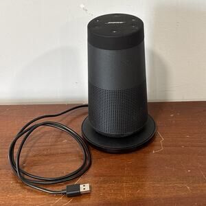 bose soundlink revolve portable bluetooth speaker With Charging Cradle Tested